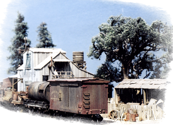 SierraWest Scale Models Backwoods Work Train